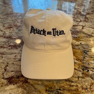 Attack on Titan White Cap / unisex cap